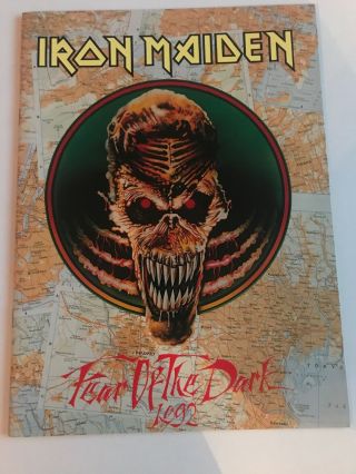 Iron Maiden Fear Of The Dark 1992 Programme Japanese Edition Near