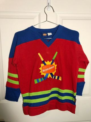 Nickelodeon Hockey Jersey Vintage 90s Rare