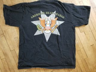 2001 American Head Charge Shirt Xl Never Get Caught Tour Concert