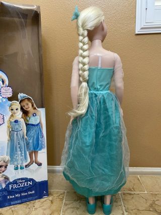 Disney Frozen Elsa 1st Edition My Size Doll 2014 - Large - Blue Dress 38 