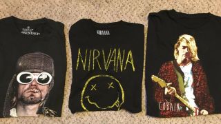 Nirvana & Kurt Cobain Band Concert Music Rock T - Shirt