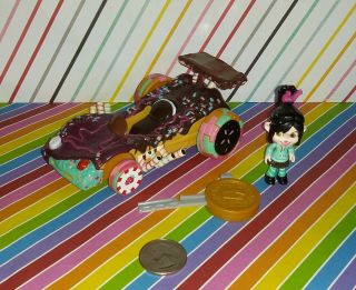 Wreck It Ralph Sugar Rush Racer Car,  Key,  Figure Complete Vanellope Von Schweetz