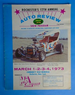 1973 Rochester Auto Show Mag David Cassidy Partridge Family Touring T Hot Rod