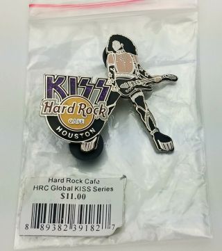 Kiss Band Hard Rock Café Pin Badge Paul Stanley Alive 2 Houston 2006 Le 500