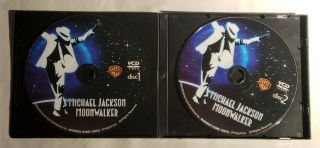 1988 Michael Jackson : Moonwalker Philippines VIDEO CD VCD not DVD.  Rare 3