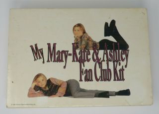 1996 Dualstar My Mary - Kate & Ashley Olsen Fan Club Kit Box Set Rare Full House