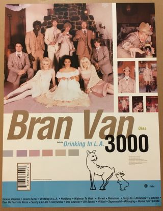 Bran Van 3000 Ultra Rare 1998 Promo Poster For Glee 18x24 Usa Branvan