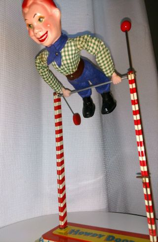 Vintage Howdy Doody Acrobat Tin Wind - Up by Arnold 1950s West Germany 2