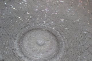 ANTIQUE DUGAN PERSIAN GARDEN WHITE CARNIVAL GLASS 11 