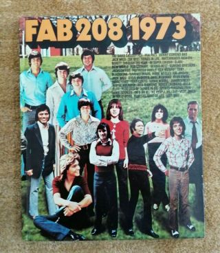 Vintage Fab 208 (radio Luxembourg) 1973 Year Annual.