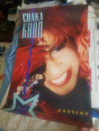 Chaka Khan Vintage Origial Poster From 1986,  35x23in