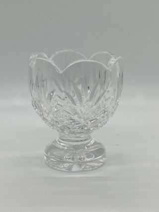 Waterford Crystal Urn Or Small Vase Hand Cut Kincora Discontinued Pattern