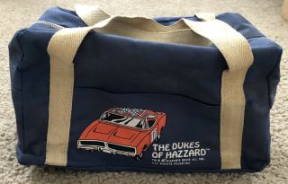 Dukes Of Hazzard Blue Tote Duffle Bag 1981 Vintage Retro Antique Collectible