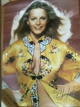 Cheryl Ladd 1977 Pin Up Poster Charlie’s Angels Pro Arts Inc Deadstock