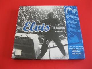 Elvis Treasures Robert Gordon Hardback Book W/hard Slipcase Cover & Cd