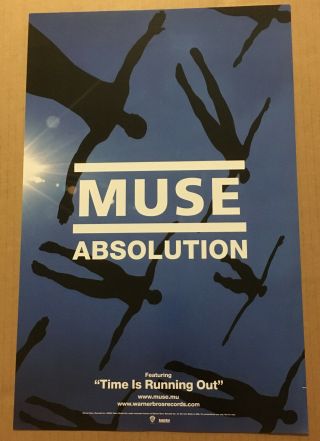 Muse Rare 2003 Promo Poster For Absolution Cd 11x17 Never Displayed