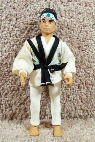 Vintage 1986 Remco Toys Karate Kid Daniel - San Action Figure Chop And Kick