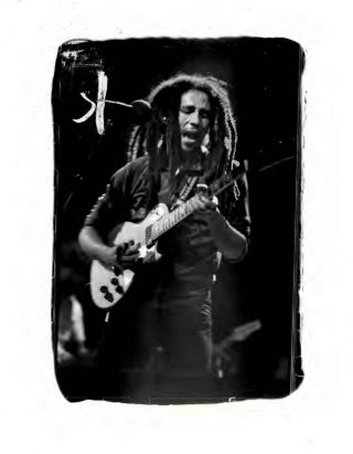 (77) Bob Marley @ Apollo Theater Rare Orig 1979 Frank Brown B&w Publicity Photo