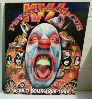 Kiss Psycho Circus World Tour 1998 - 1999 Program Book