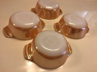 Vintage Anchor Hocking Fire King 8 Oz Peach Luster Ware