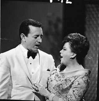 Judy Garland Vic Damone Hollywood Palace Rare 1965 Abc Tv Photo Negative