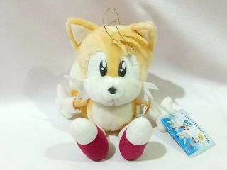 TAILS Sonic the Hedgehog Pastel Pale Plush Toy Doll TAG 9 