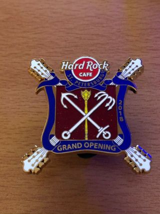 Hard Rock Cafe St Petersburg Grand Opening Anchors Guitar Heads 2018 Pin Le 400