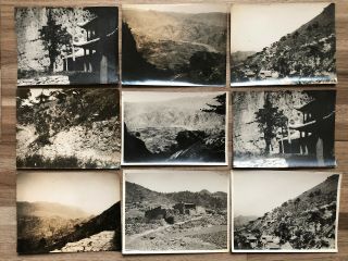 9 X China Old Photo Chinese Landscape Amoy Tsingtau Chefoo Swatow