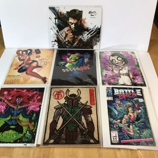 Signed Art Prints From Bam Box Pop Culture Service Dc Marvel Star Wars Etc