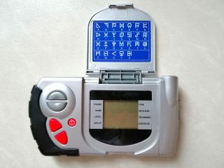 Digimon Digivice D - Terminal Silver Bandai 2000 Handheld Database Toy