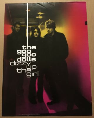 Goo Goo Dolls Rare 1999 Promo Poster For Dizzy Cd Usa 18x24 Never Displayed