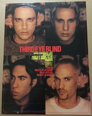 Third Eye Blind Rare 1998 Promo Poster For Self Cd Never Displayed 18x24 Usa