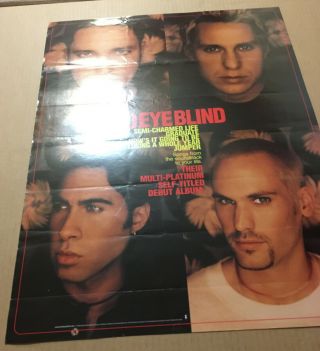 THIRD EYE BLIND Rare 1998 PROMO POSTER for Self CD NEVER DISPLAYED 18x24 USA 2