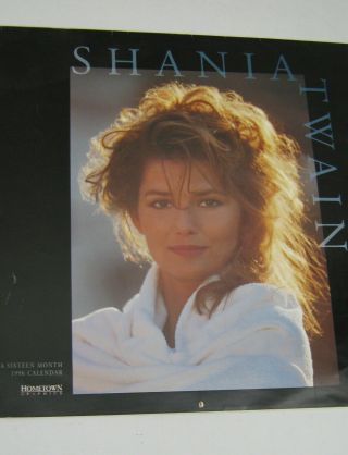 SHANIA TWAIN 1998 COME ON OVER TOUR CONCERT PROGRAM BOOK,  1996 CALENDAR 3