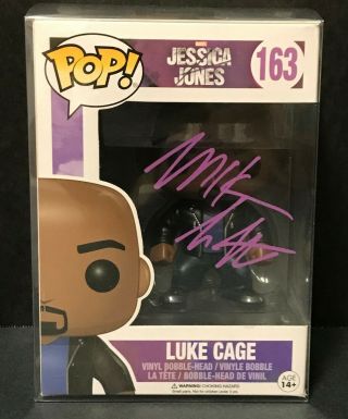 Luke Cage Funko Pop Signed By Mike Colter - Jessica Jones