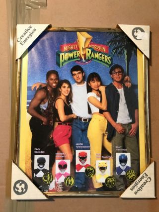 Mighty Morphin Power Rangers Framed Picture