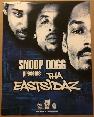 Snoop Dogg The Eastsidaz Rare Promo Poster Of 2000 Cd 22x28 Never Displayed Usa