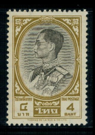 1968 Thailand King Bhumibol Definitive Issue 4 Baht Mnh Sc 358a