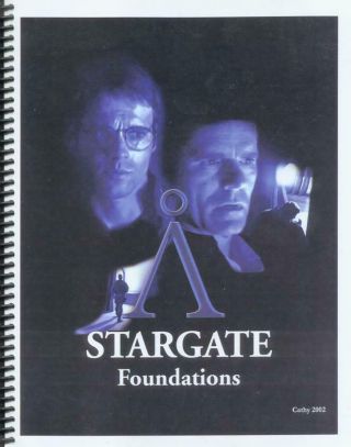 Stargate Sg - 1 Fanzine " Foundations 1,  2,  6 " Gen Hurt Comfort