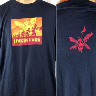 Linkin Park Hybrid Theory 2001 Xxl Concert T - Shirt 2xl Mens Nos Rip Chester B