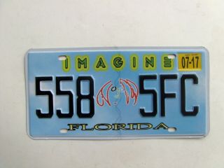 Florida Imagine - John Lennon - Beatles - Usa - License Plate