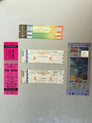 Tickets The Who Queen Rolling Stones