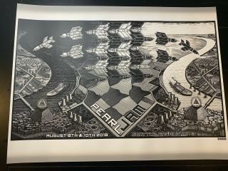 Pearl Jam Concert Poster Emek Home Shows Seattle,  Wa Safeco Field 2018