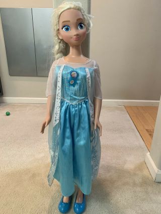 Disney Frozen Elsa 3ft Tall My Size Doll (2014) - Highly Collectible Fast Ship