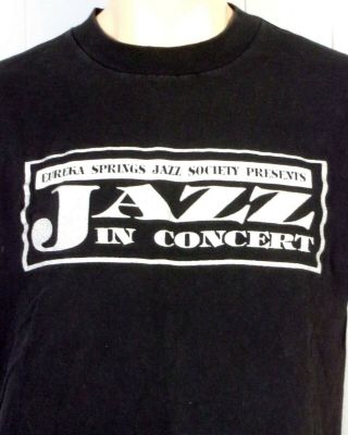 Vtg 90s Single Stitch Jazz Legend Herb Ellis Ts Monk T - Shirt Tour Concert 1993 L