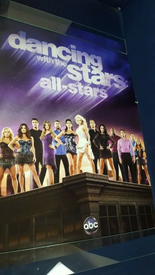 Dancing With The Stars 2012 Abc Promotional Poster 27x40 All Stars Vg