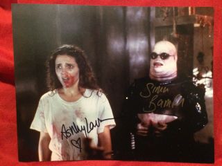 By 2 Signed Ashley Laurence Hellraiser Simon Actress Vintage Photo