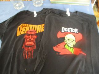 Venture Bros Adult Swim 2 Promo M T - Shirts Jonas & Arch Enemy Doctor Z