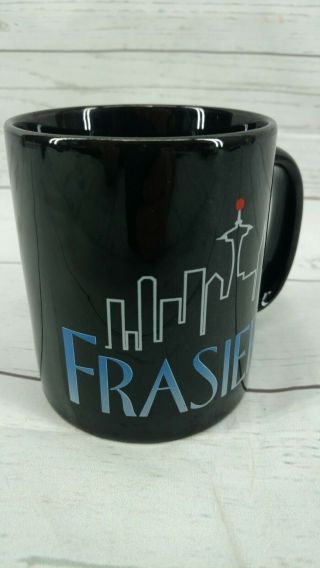 Frasier TV Show Coffee mug 1995 Vintage OZ Frasier Crane Kelsey Grammer Black 3