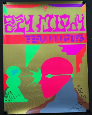 Flaming Lips Oczy Mlody Autographed Signed 2016 Promo Poster By All 3